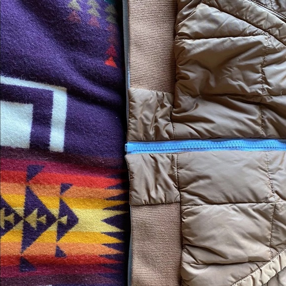 Le Tigre Vintage Reversible Down Puffer Vest - Picture 3 of 9